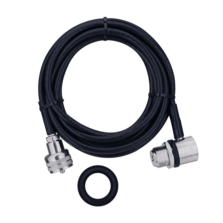 Cabo RG58 3 5M conector uhf macho aquario M-801K