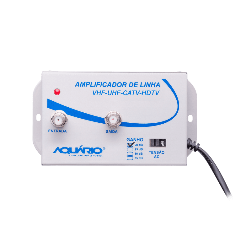 Amplificador de linha para TV 20db AL-20