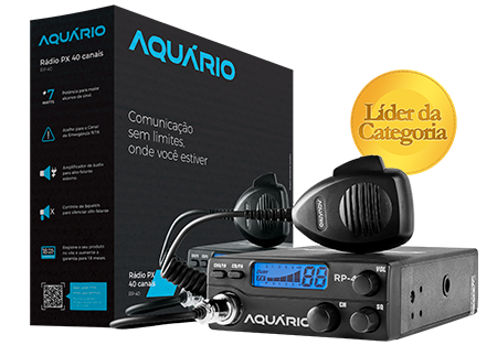 Rádio PX 40 canais Aquário