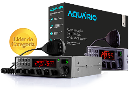 Rádio PX 80 canais Aquário