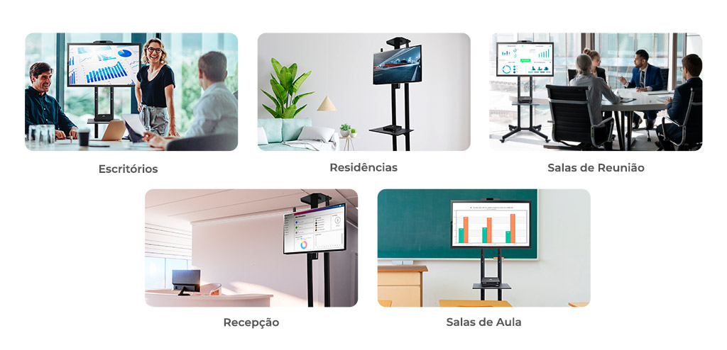 modelos de suporte de tv