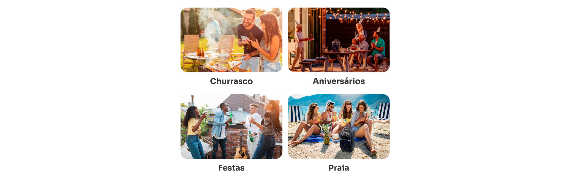 Caixa de som bluetooth Aquario hype 480 formas de uso