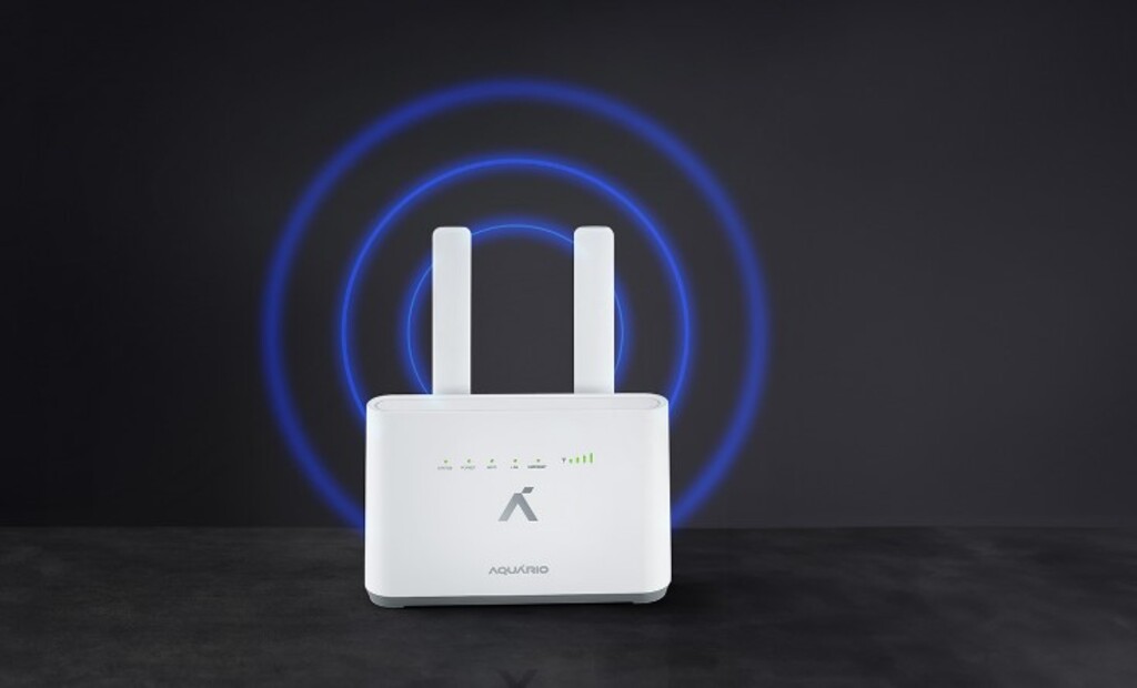 modem Aquário para ter acesso a um dos tipos de internet