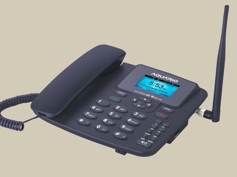 celular de mesa como funciona conceito