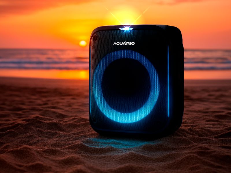 a melhor e mais leve caixa de som amplificada portátil áudio