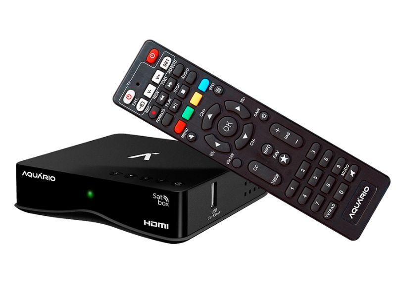 melhor TV Box via satélite aparelho
