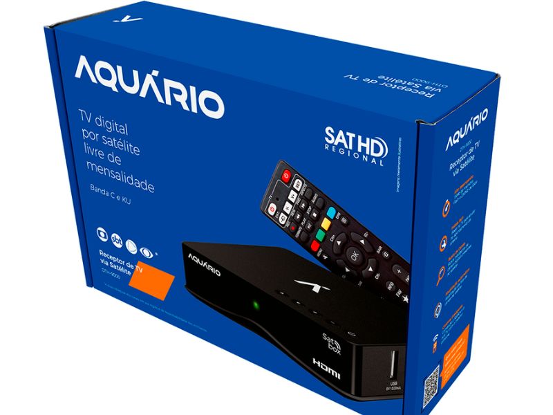 melhor TV Box via satélite instalação