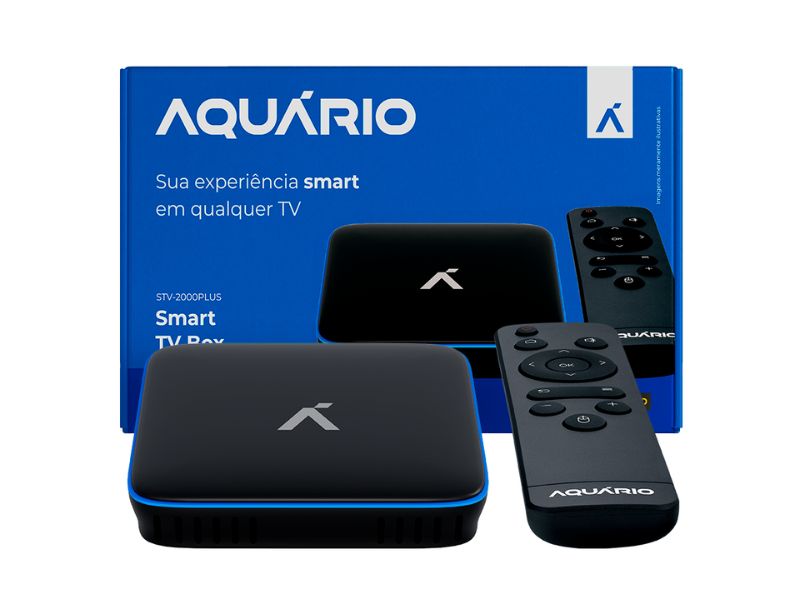 smart tv box 4k aquario - como instalar aparelho