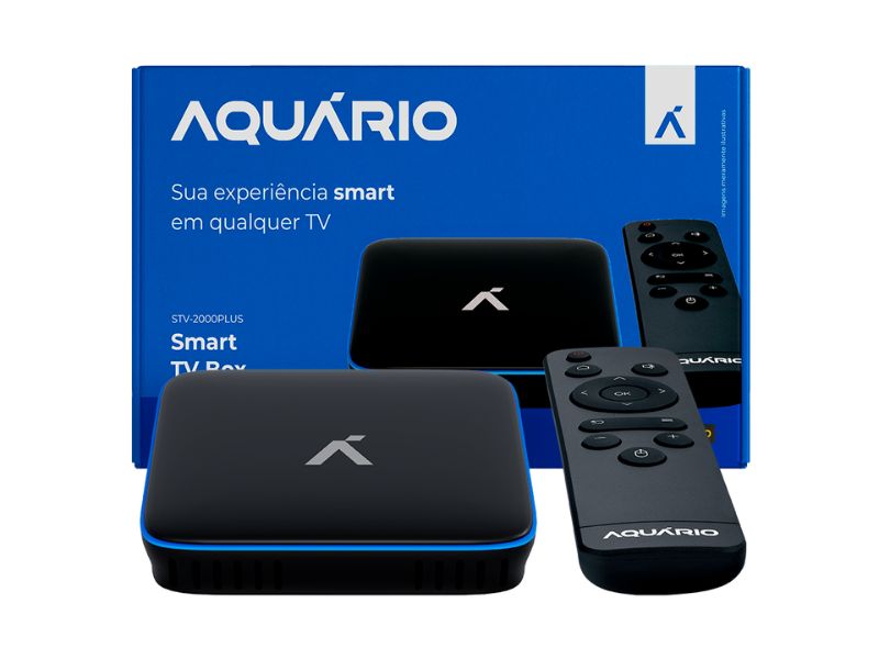 smart tv box 4k aquario é bom conexão