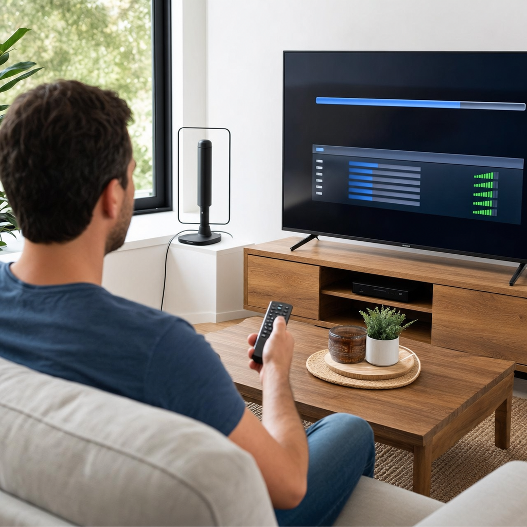 Como instalar antena digital: guia completo passo a passo — Como sintonizar os canais após instalar a antena digital